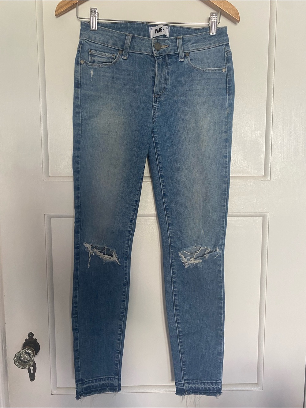 Paige Denim “Verdugo Crop” jeans